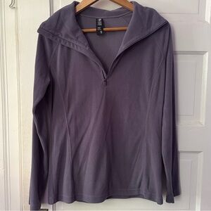 Mountain Hardwear Lavender/Light Gray Fleece Pullover